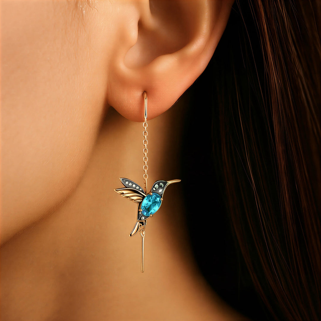 Lumottuja kolibrikorvakoruja